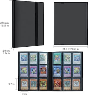 Foto 2 | Carpeta Para Tarjetas Con 360 Compartimentos Tcg Myths Magic Pokémon Yugioh - Venta Internacional.