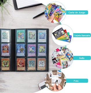 Foto 4 | Carpeta Para Tarjetas Con 360 Compartimentos Tcg Myths Magic Pokémon Yugioh - Venta Internacional.