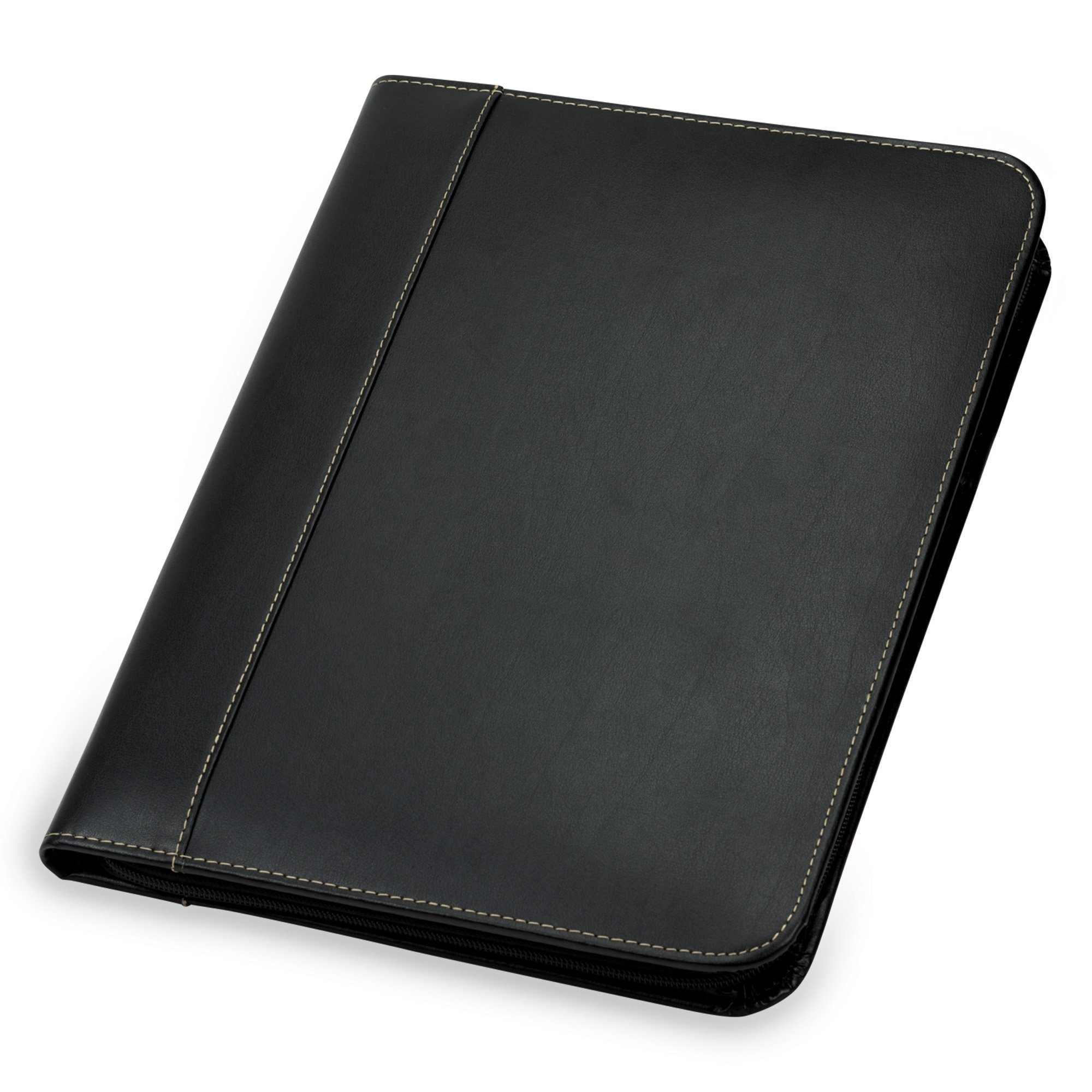 Foto 2 pulgar | Carpeta Portafolio Samsill, Piel Con Puntadas En Contraste, Color Negro - Venta Internacional.