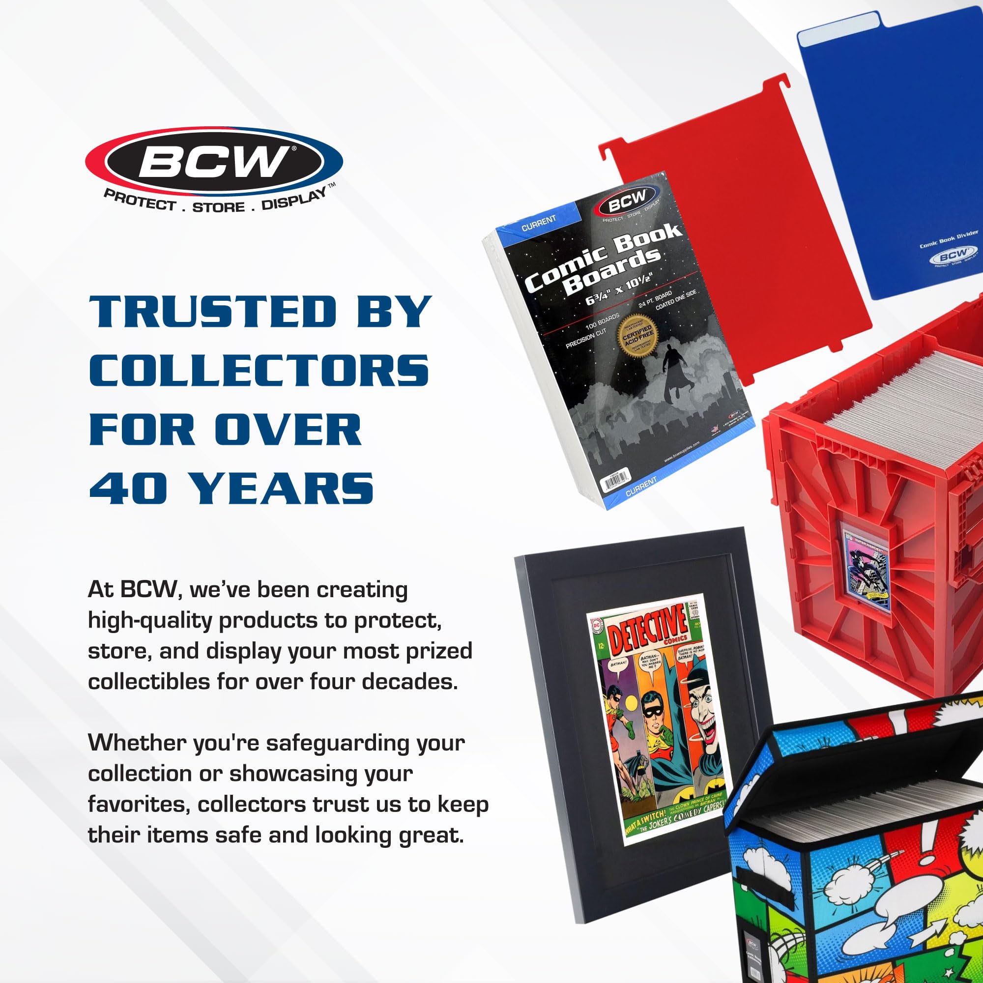 Foto 7 | Papelera Para Cómics Bcw, Corta, Con Capacidad Para 150 Cómics, Color Amarillo - Venta Internacional.