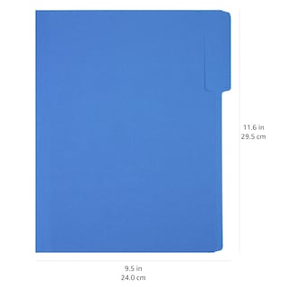 Foto 5 | Carpetas De Archivos Amazon Basics, Pesadas, 3 Pestañas, Tamaño Carta - Venta Internacional.