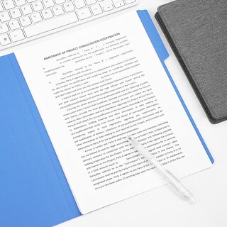 Foto 6 | Carpetas De Archivos Amazon Basics, Pesadas, 3 Pestañas, Tamaño Carta - Venta Internacional.