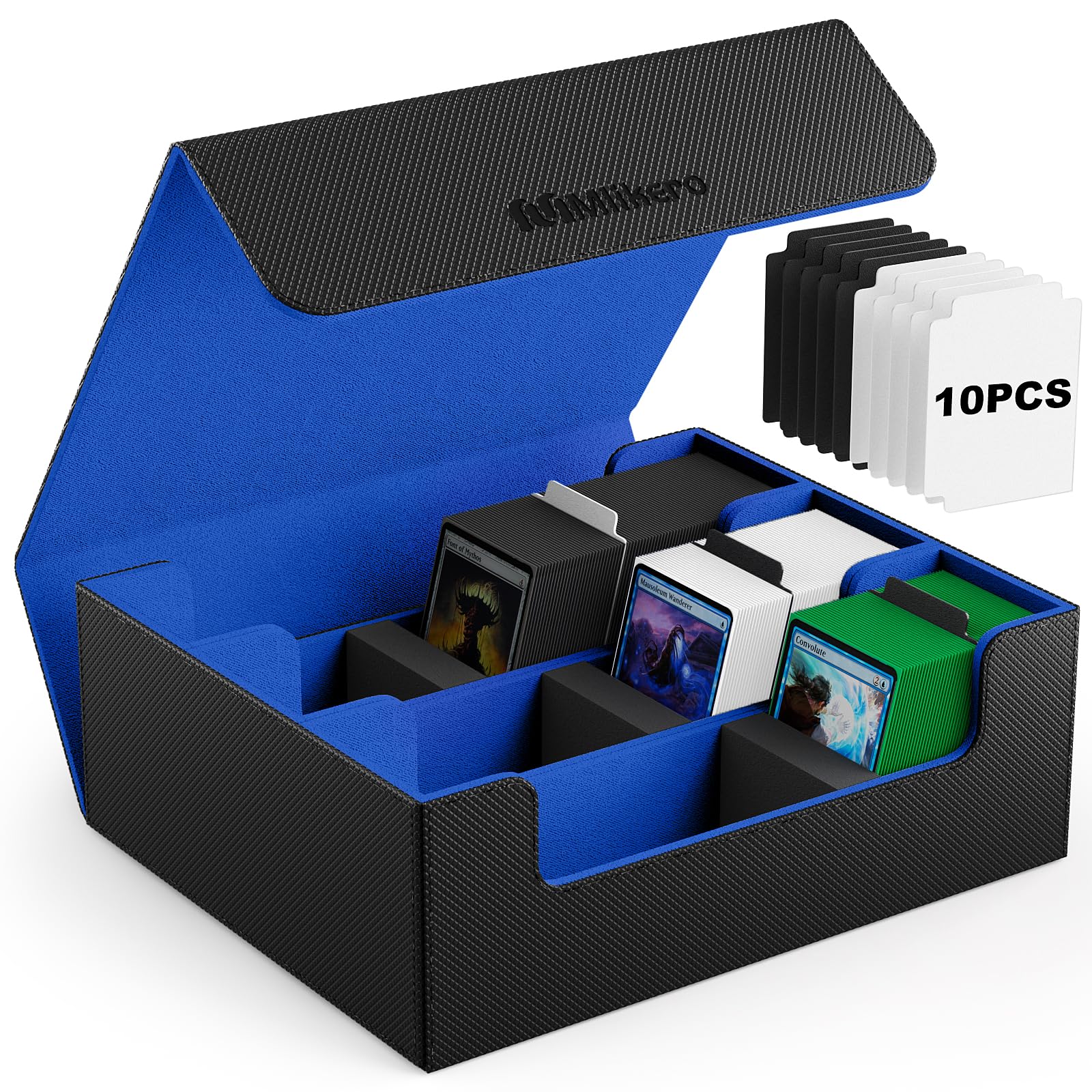 Caja De Almacenamiento De Tarjetas Coleccionables Mlikero Card Deck Funda Para Más De 1800 Cartas - Venta Internacional