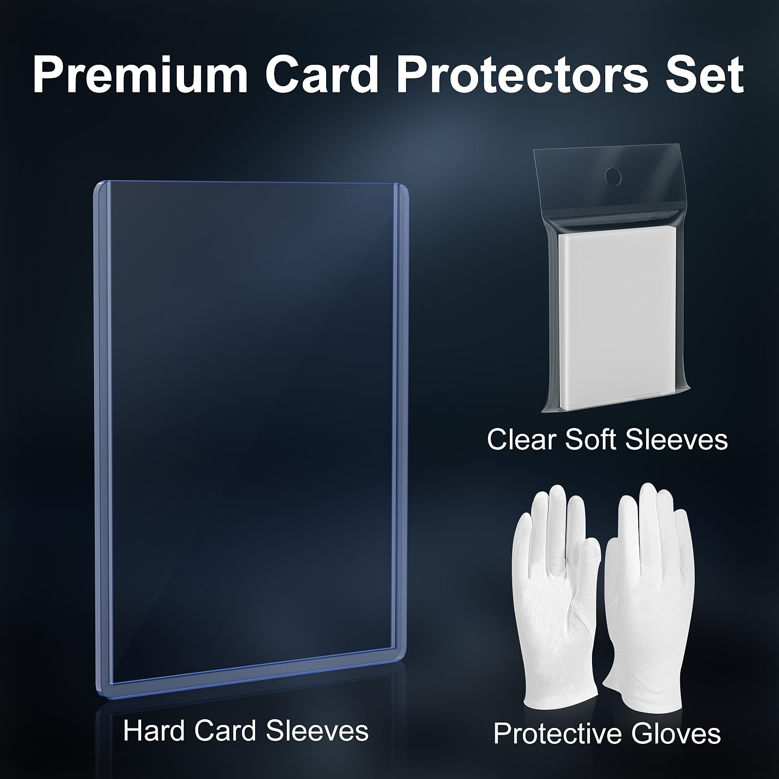 Foto 6 pulgar | Fundas Para Tarjetas Mlikero, 55 Puntos, Plástico Duro, Transparente Y Suave, 100 Quilates - Venta Internacional.