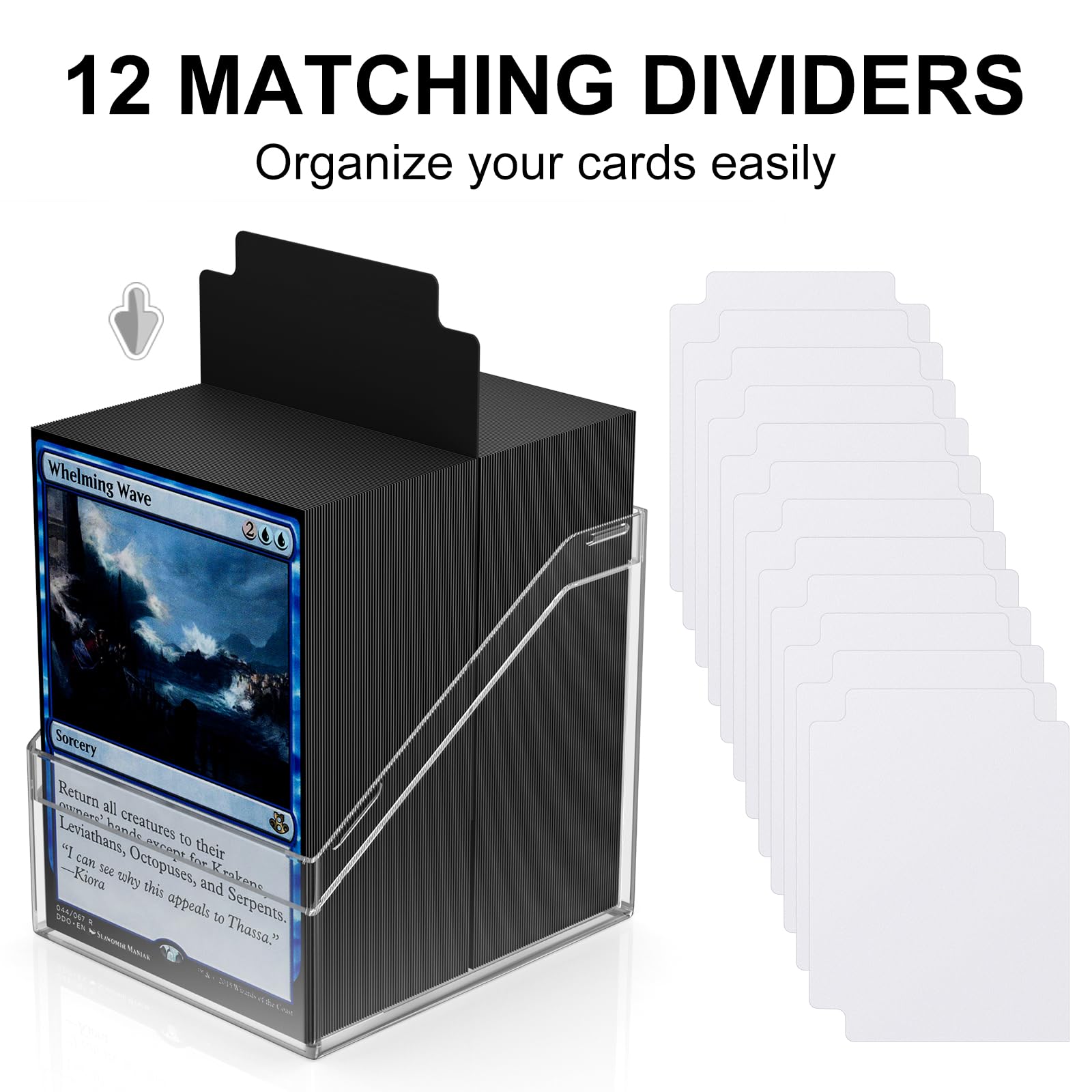 Foto 4 pulgar | Estuches De Baraja Mlikero Acrylic Commander, Paquete De 12 Unidades, 100 Cartas - Venta Internacional.