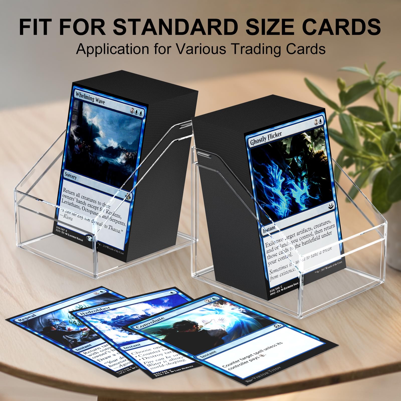 Foto 4 | Estuches De Baraja Mlikero Acrylic Commander, Paquete De 12 Unidades, 100 Cartas - Venta Internacional.