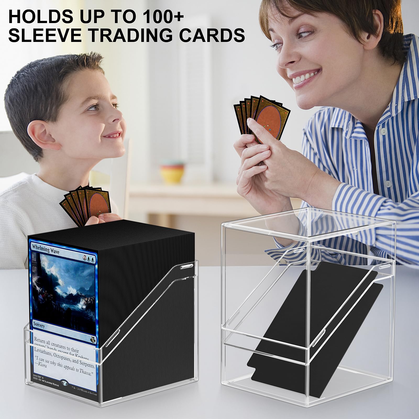 Foto 6 | Estuches De Baraja Mlikero Acrylic Commander, Paquete De 12 Unidades, 100 Cartas - Venta Internacional.