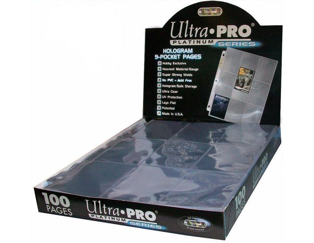 Foto 4 pulgar | Storage Pages Ultra Pro Platinum Series Con 9 Compartimentos Para Tarjetas Coleccionables - Venta Internacional.