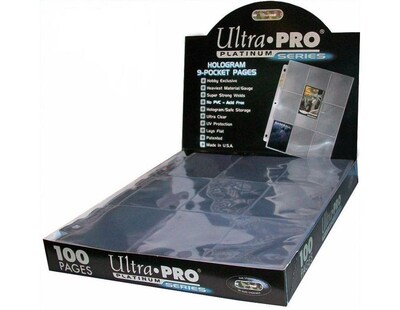 Foto 3 | Storage Pages Ultra Pro Platinum Series Con 9 Compartimentos Para Tarjetas Coleccionables - Venta Internacional.