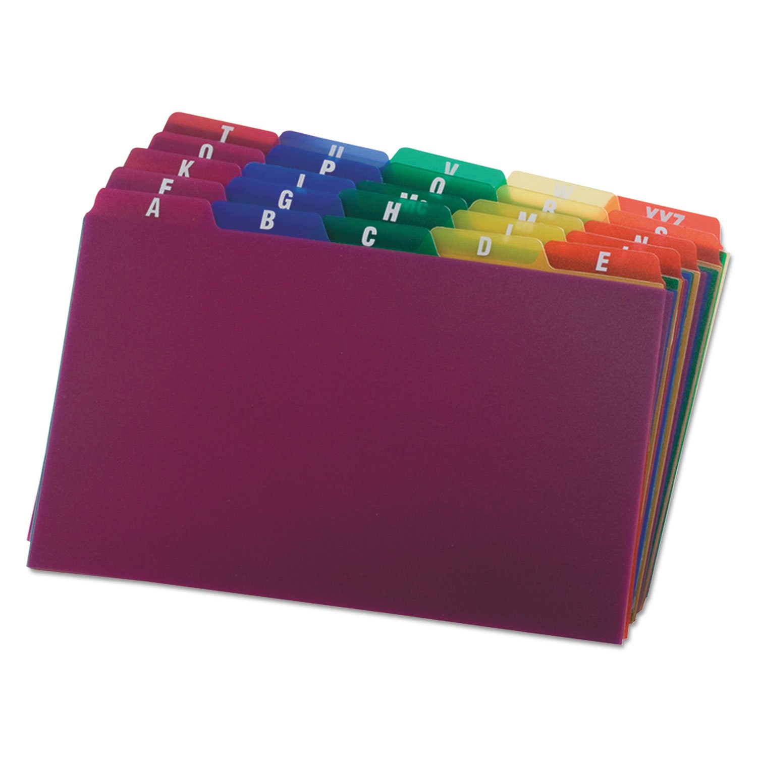 Foto 1 | Juego De 25 Guías Oxford Poly Alfabéticas De La A A La Z, 5 X 8 Pulgadas - Venta Internacional.