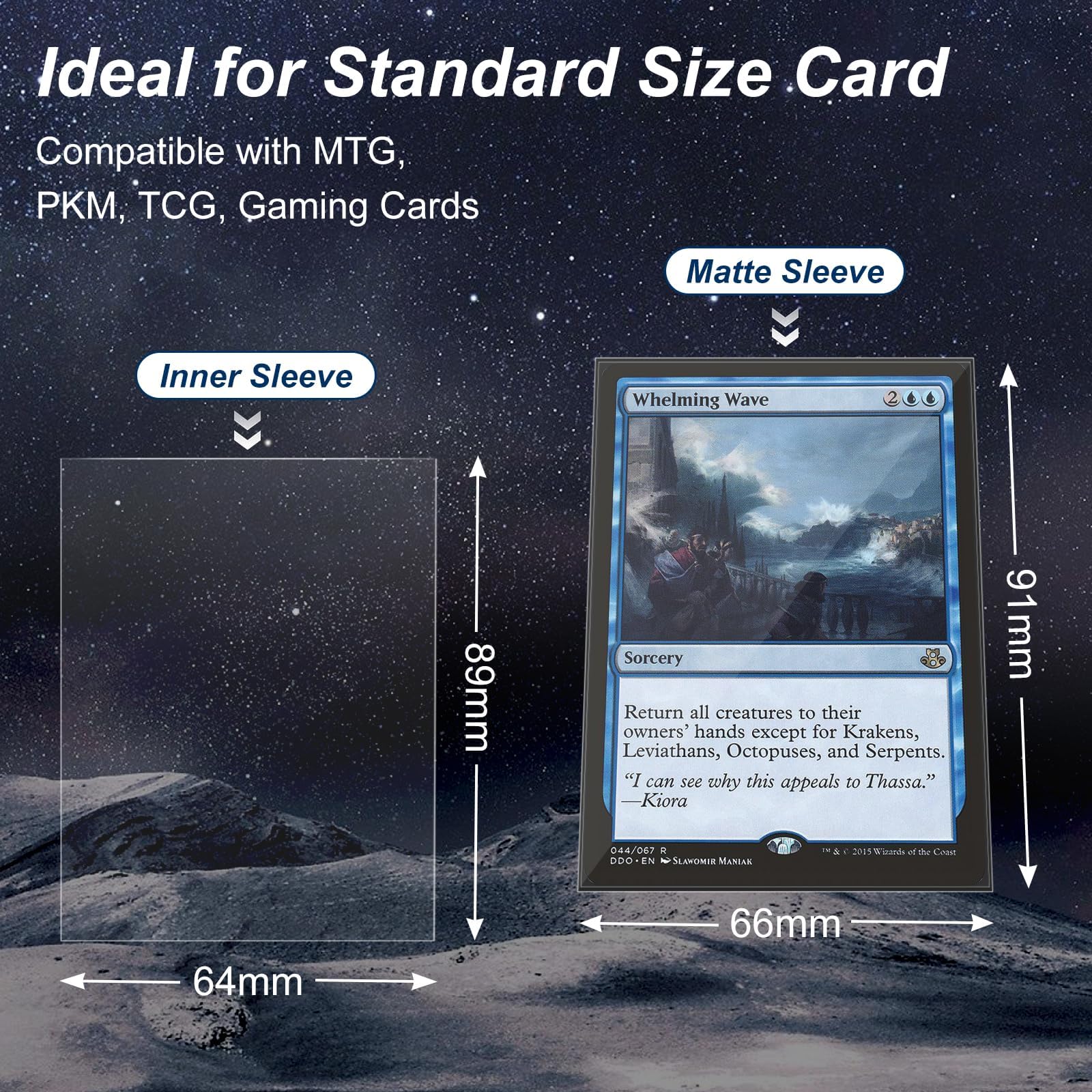 Foto 4 pulgar | Fundas Para Tarjetas Mlikero 2400, Paquete Perfecto Para Tarjetas Mtg Tcg - Venta Internacional.