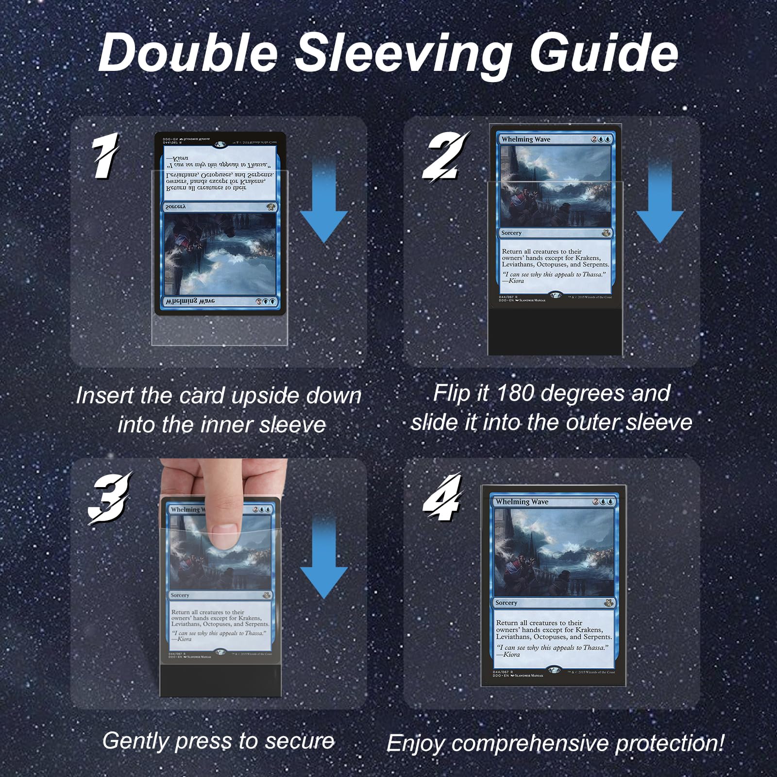 Foto 5 pulgar | Fundas Para Tarjetas Mlikero 2400, Paquete Perfecto Para Tarjetas Mtg Tcg - Venta Internacional.