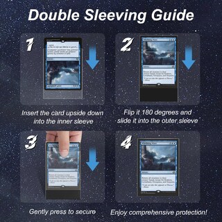 Foto 4 | Fundas Para Tarjetas Mlikero 2400, Paquete Perfecto Para Tarjetas Mtg Tcg - Venta Internacional.