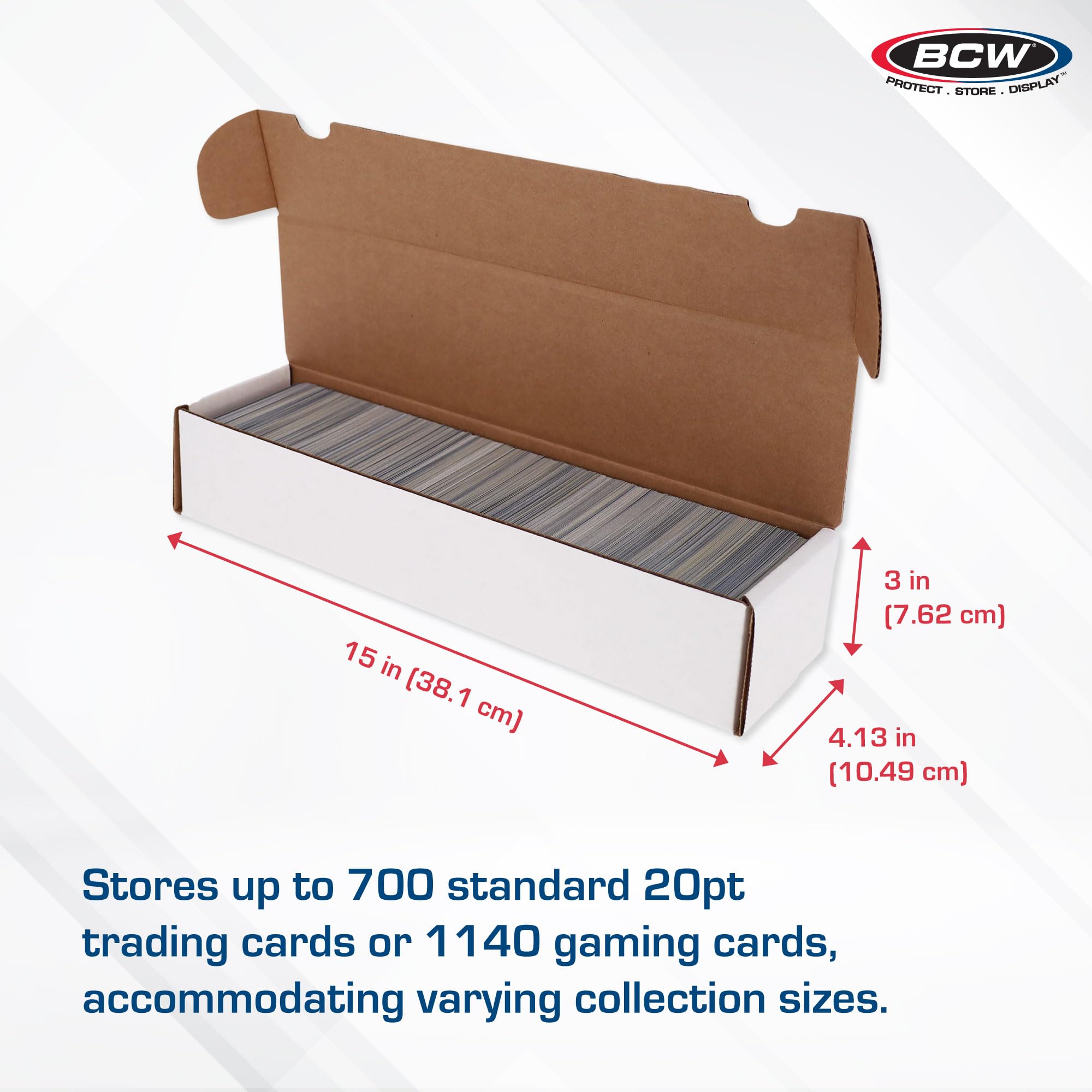 Foto 3 | Caja De Almacenamiento Bcw De 800 Quilates Para Tarjetas Coleccionables Con Paquete De 10 - Venta Internacional.