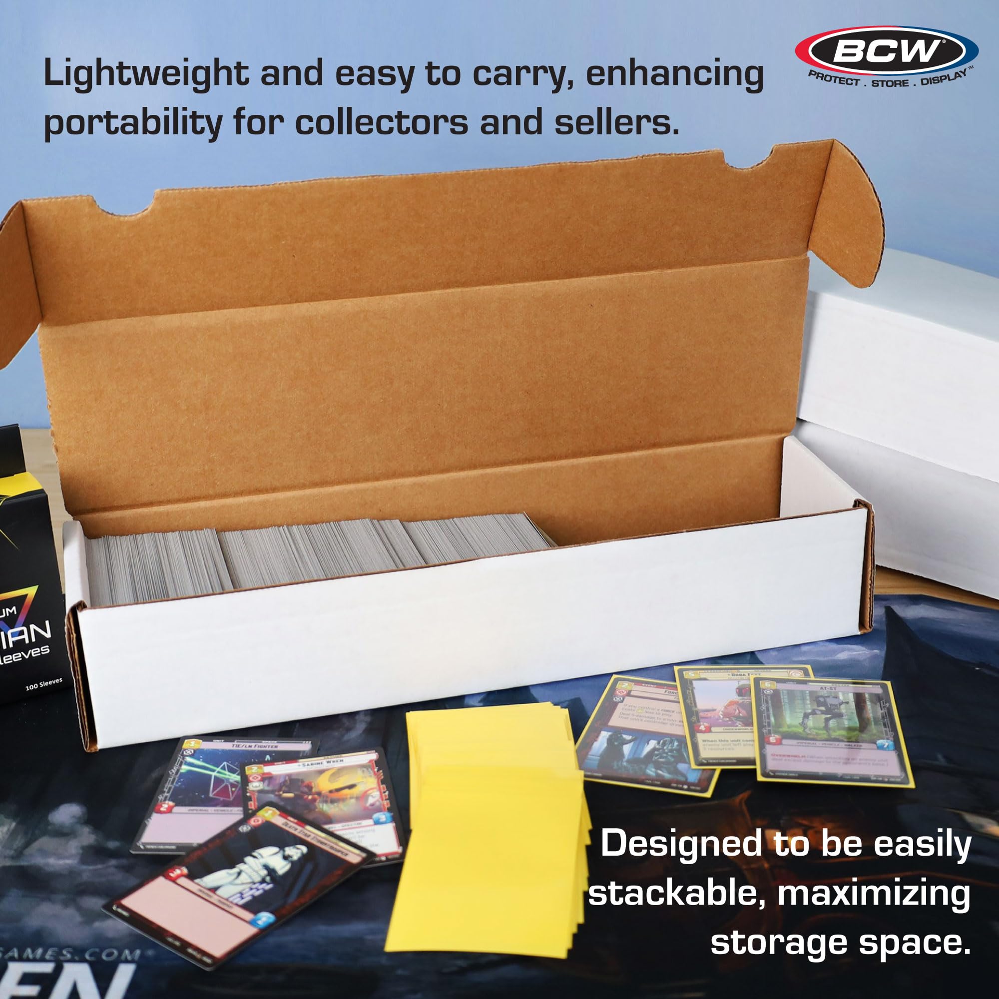 Foto 6 pulgar | Caja De Almacenamiento Bcw De 800 Quilates Para Tarjetas Coleccionables Con Paquete De 10 - Venta Internacional.