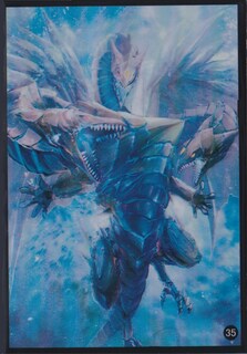 Foto 1 | (100) Fundas Para Cartas Trishula, Dragón De La Barrera De Hielo, Tamaño Pequeño - Venta Internacional.