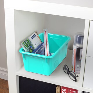 Foto 4 | Contenedores De Almacenamiento Storex, Cubos Pequeños, Color Verde Azulado (paquete De 5) - Venta Internacional.