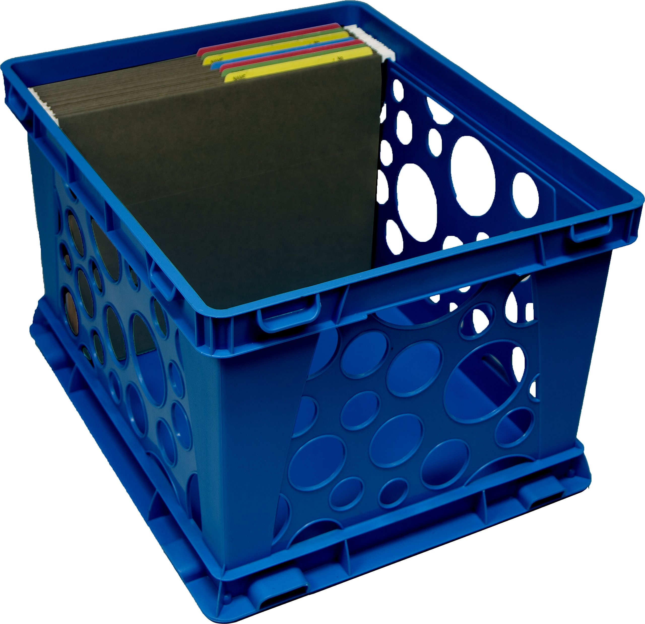 Foto 6 pulgar | File Crate Storex Premium Con Asas Recortadas, Color Rojo, Paquete De 3 - Venta Internacional.