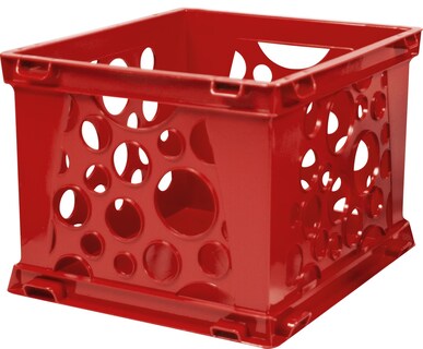 Foto 7 | File Crate Storex Premium Con Asas Recortadas, Color Rojo, Paquete De 3 - Venta Internacional.