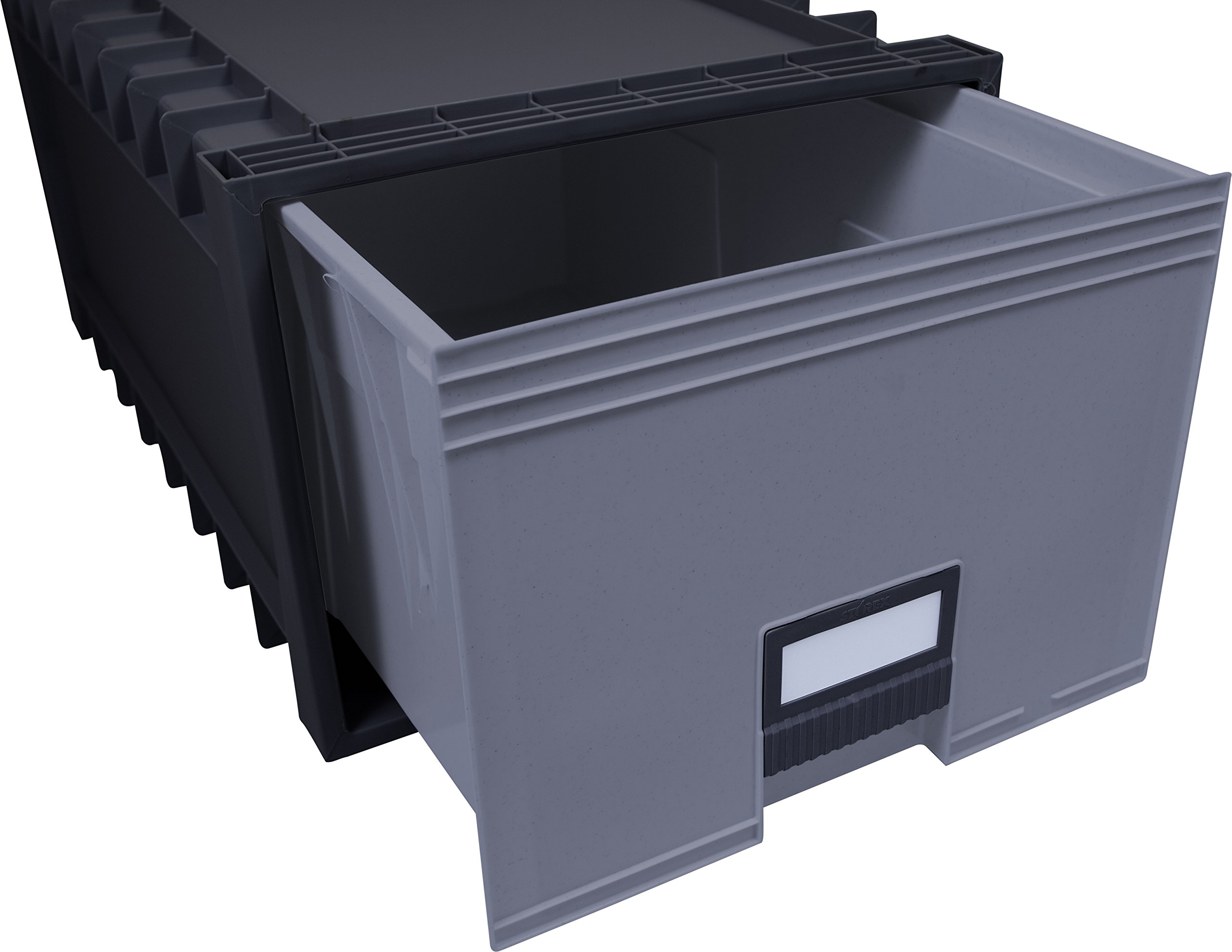 Foto 4 pulgar | Archive Files - Caja De Almacenamiento Storex Stx61106u01c, Color Negro Y Gris - Venta Internacional.