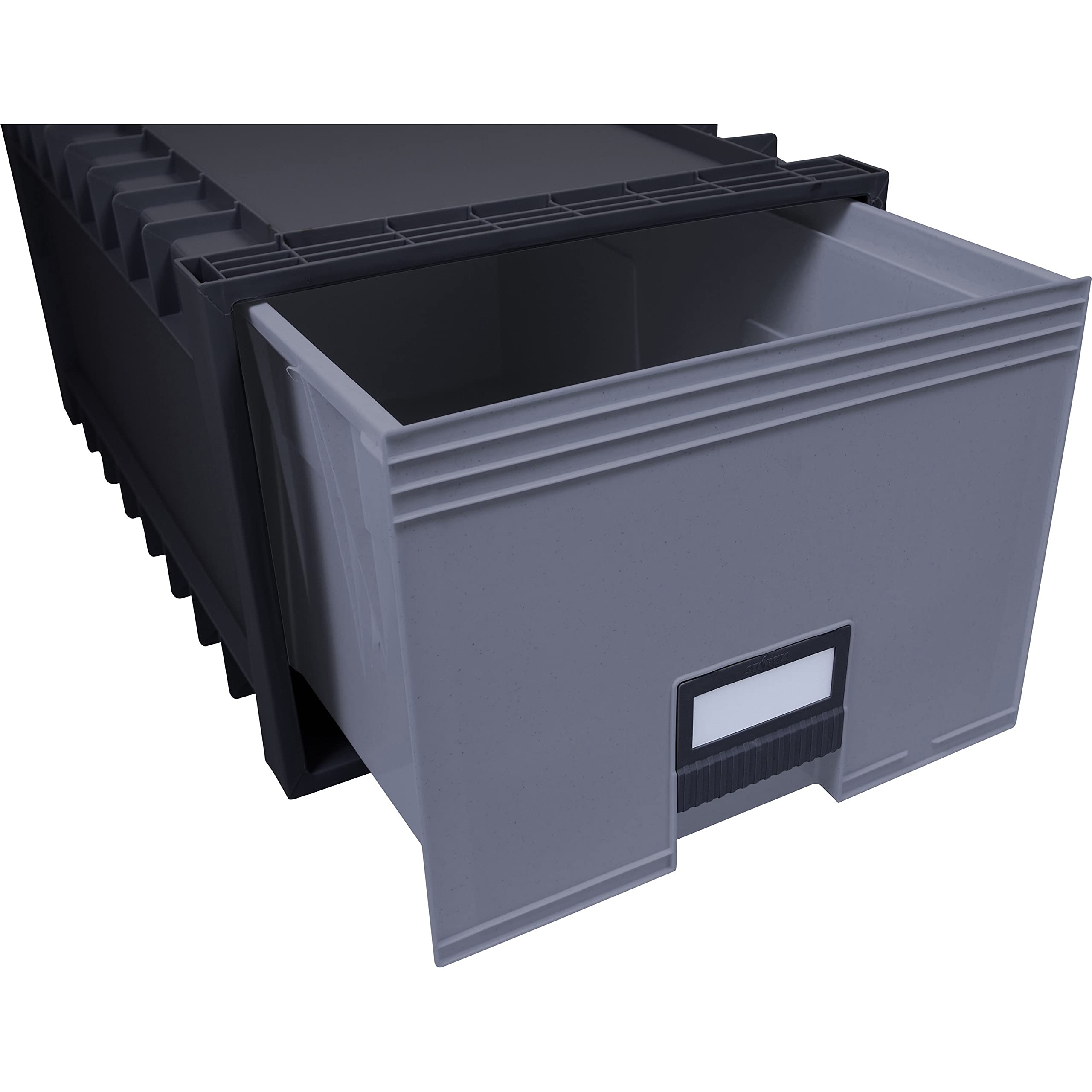 Foto 4 | Archive Files - Caja De Almacenamiento Storex Stx61106u01c, Color Negro Y Gris - Venta Internacional.