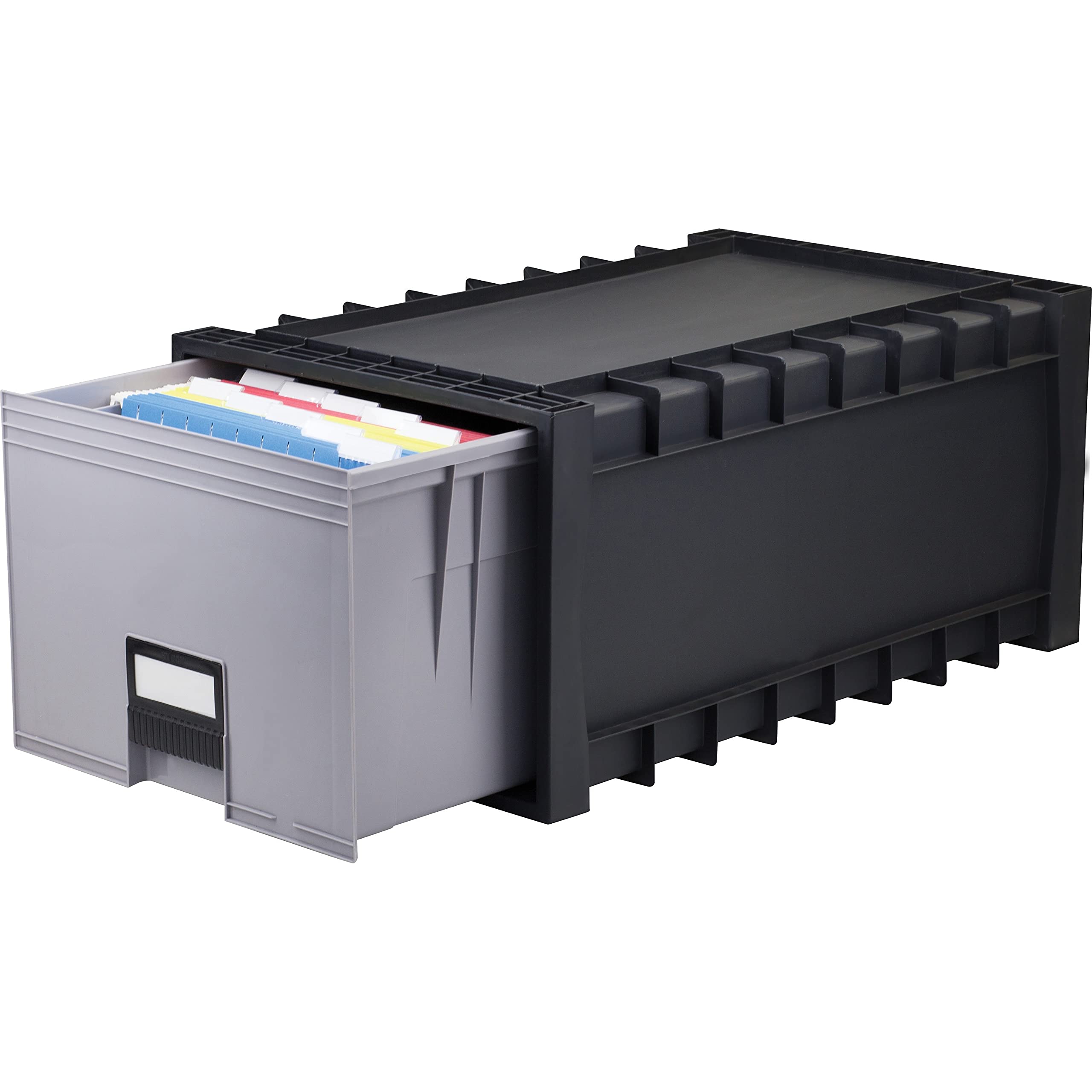 Foto 5 | Archive Files - Caja De Almacenamiento Storex Stx61106u01c, Color Negro Y Gris - Venta Internacional.