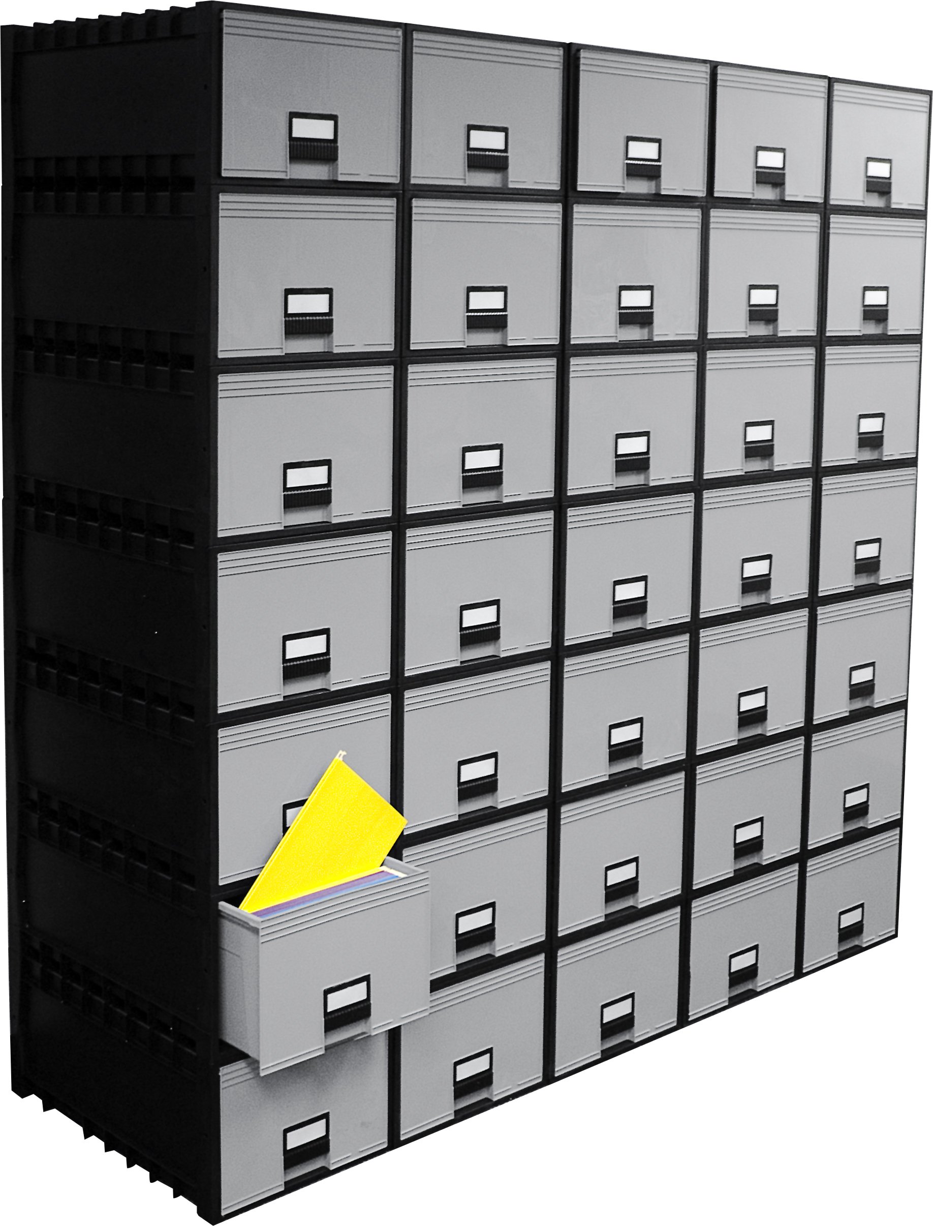 Foto 7 pulgar | Archive Files - Caja De Almacenamiento Storex Stx61106u01c, Color Negro Y Gris - Venta Internacional.
