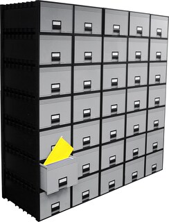 Foto 6 | Archive Files - Caja De Almacenamiento Storex Stx61106u01c, Color Negro Y Gris - Venta Internacional.