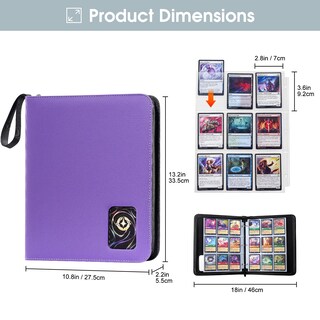 Foto 3 | Carpeta Procase 900 Bolsillos Con Ventana Transparente, Color Morado - Venta Internacional.