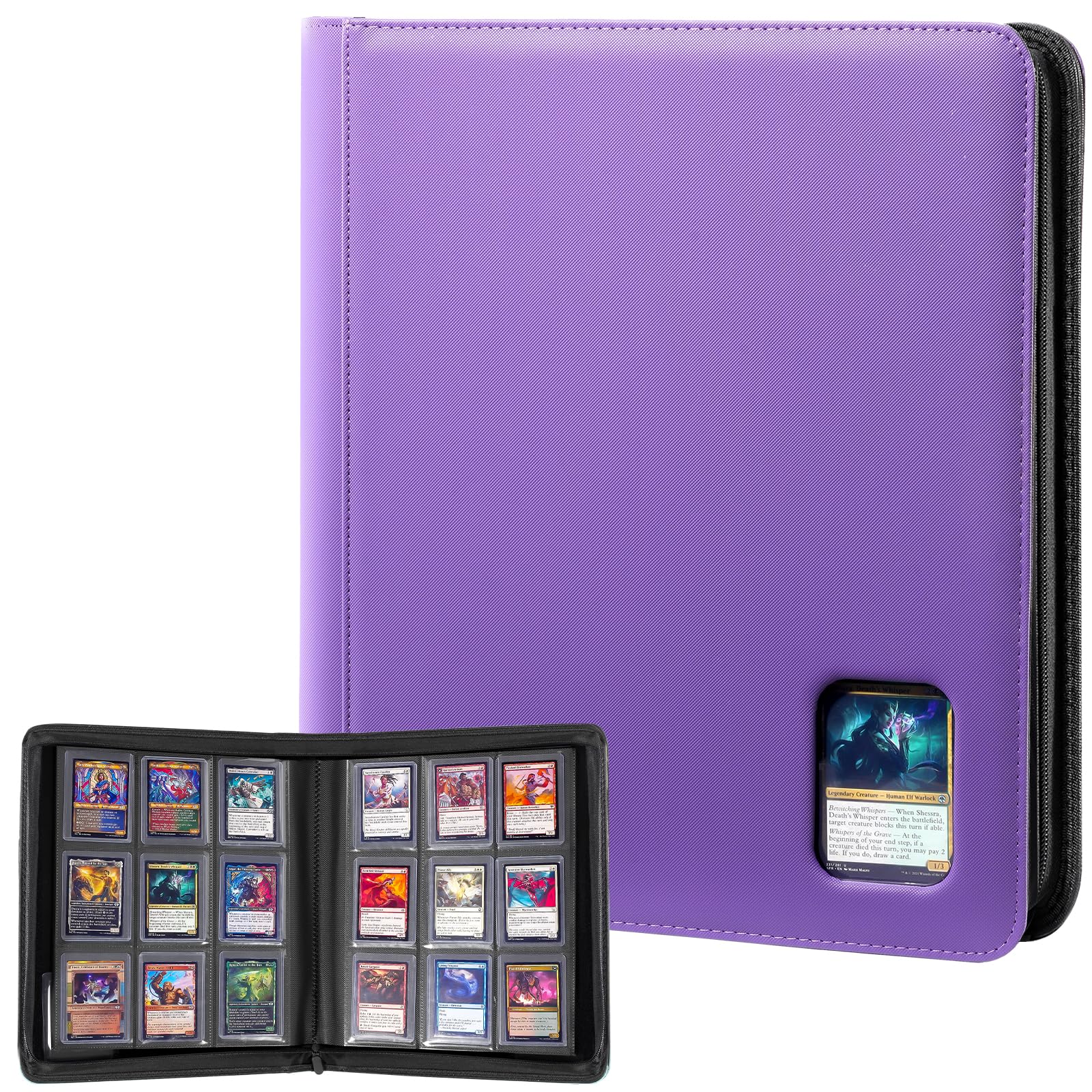 Foto 2 pulgar | Carpeta Procase En La Parte Superior Con Capacidad Para 324 Tarjetas De 3 X 4 Pulgadas, Color Morado - Venta Internac
