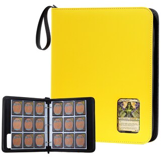 Foto 1 | Álbum De Cartas Coleccionables Procase 900 Bolsillos Con Ventana Amarilla - Venta Internacional.