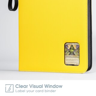 Foto 4 | Álbum De Cartas Coleccionables Procase 900 Bolsillos Con Ventana Amarilla - Venta Internacional.