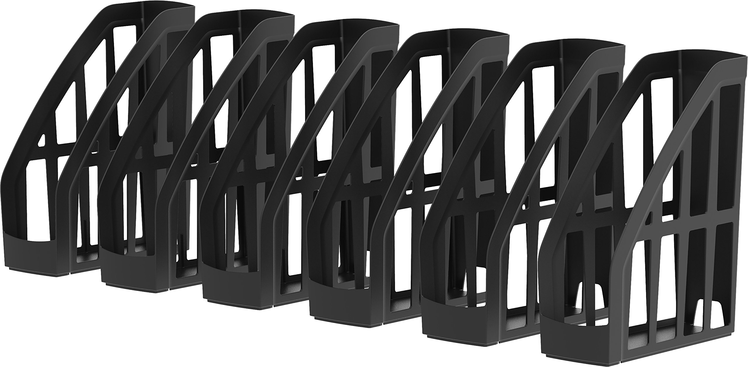 Foto 1 | Estuche Negro Reciclado Para 6 Unidades Magazine File Storex - Venta Internacional.