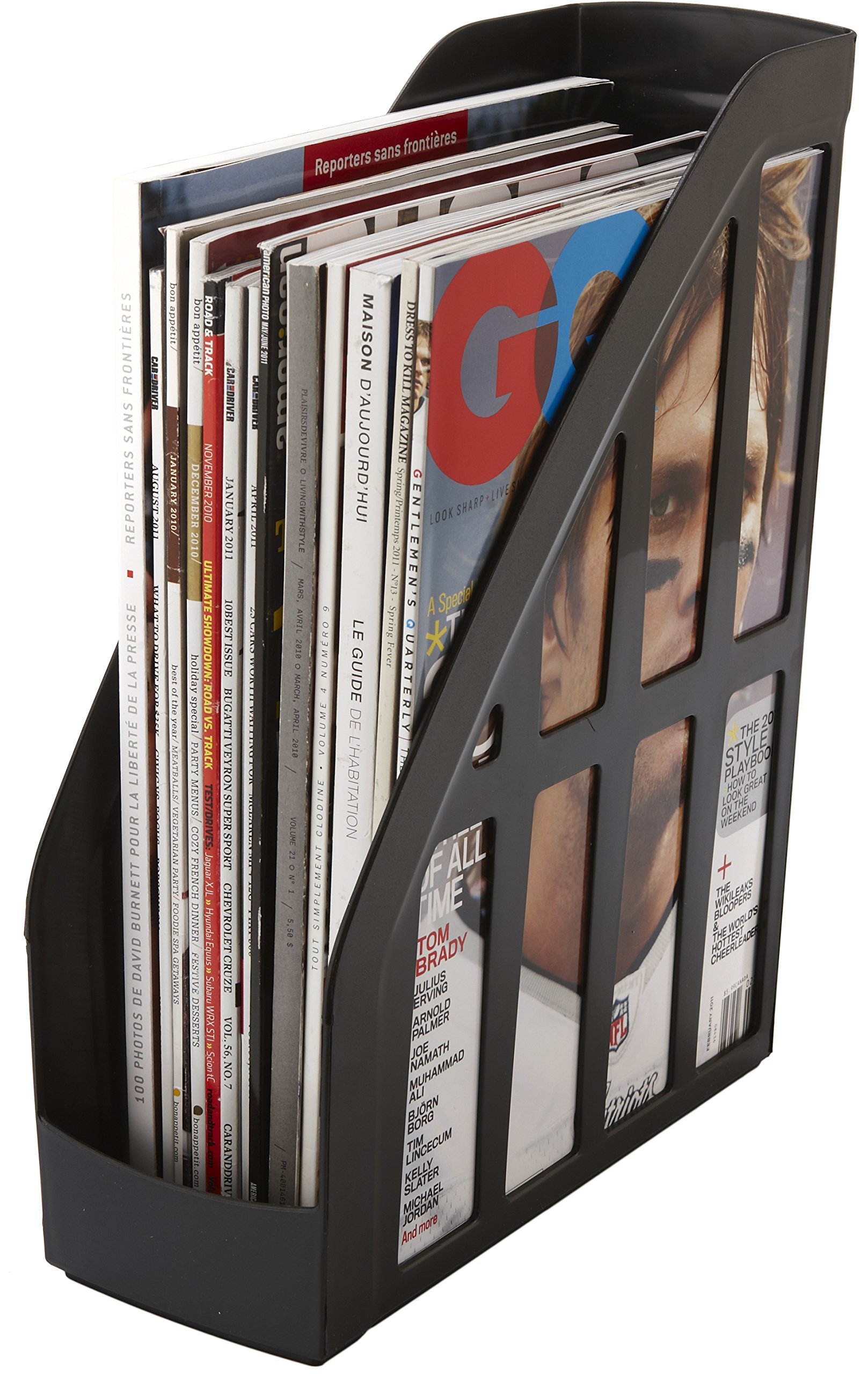 Foto 4 pulgar | Estuche Negro Reciclado Para 6 Unidades Magazine File Storex - Venta Internacional.