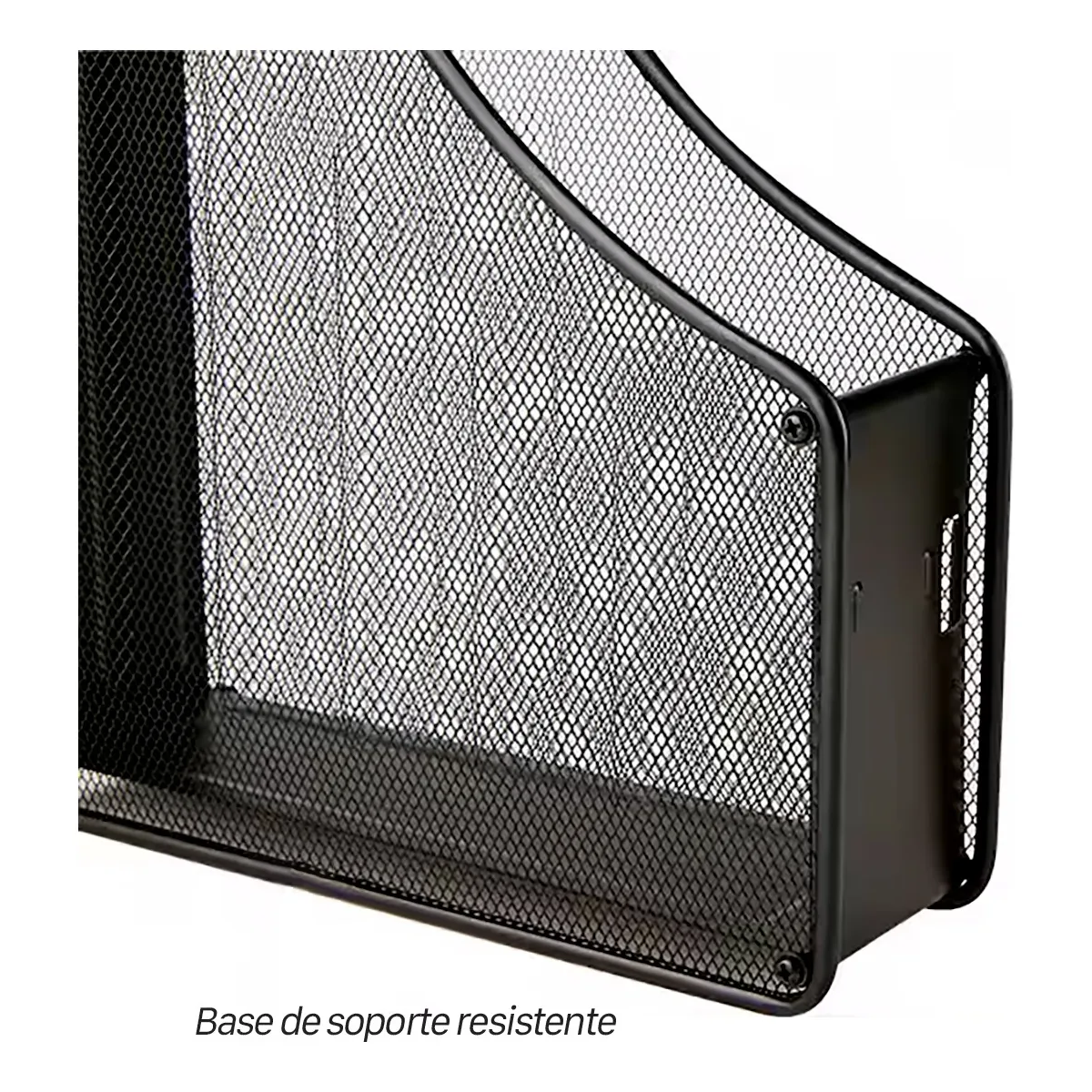 Foto 3 pulgar | Revistero Organizador De Escritorio Oficina Malla Metálica Eo Safe Imports Esi-19225 Negro
