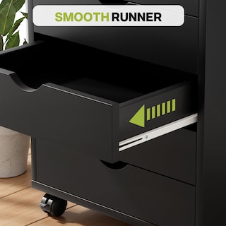 Foto 2 | Archivador Chest Office Simple Deluxe Con 7 Cajones, Negro - Venta Internacional.