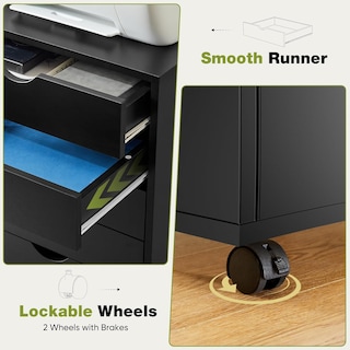 Foto 4 | Archivador Chest Office Simple Deluxe Con 7 Cajones, Negro - Venta Internacional.