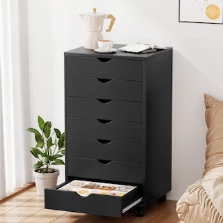 Foto 5 | Archivador Chest Office Simple Deluxe Con 7 Cajones, Negro - Venta Internacional.