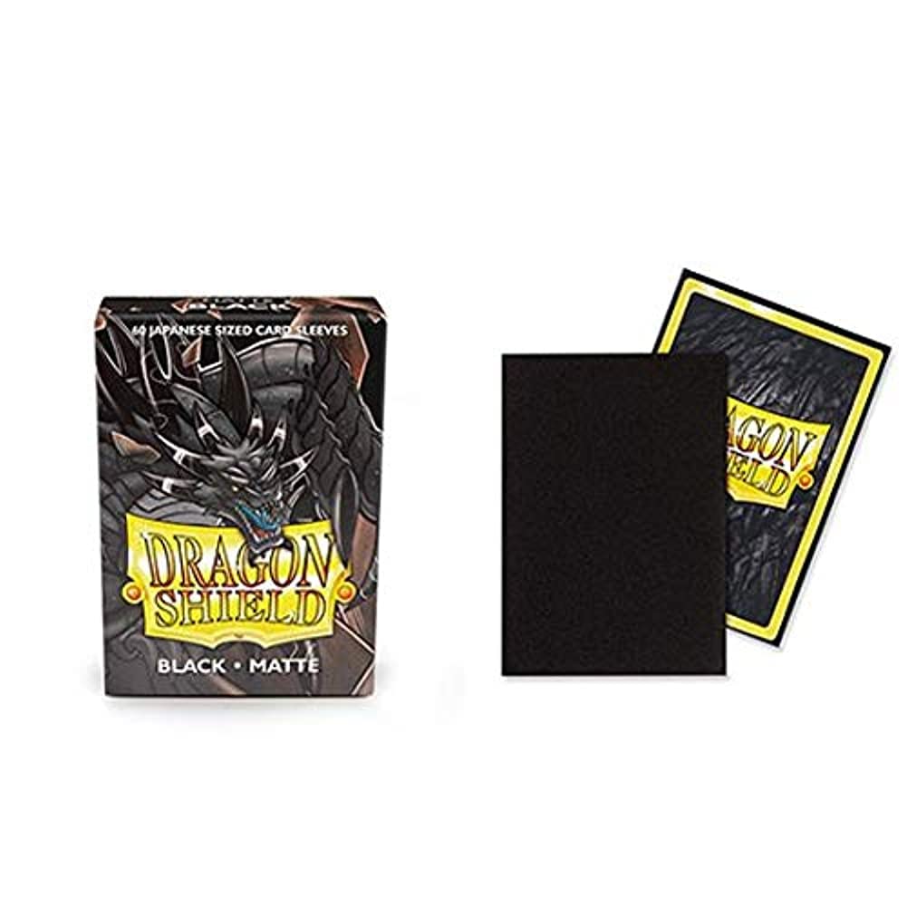 Foto 2 pulgar | Fundas Para Cartas Con Forma De Escudo De Dragón Mate, Color Negro Japonés, 60 Quilates - Venta Internacional.