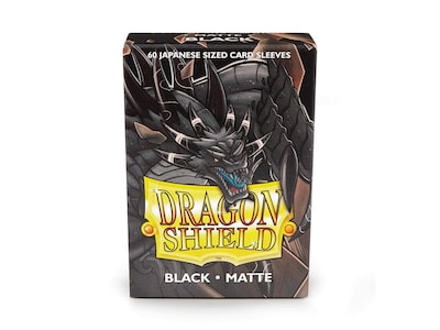 Foto 4 | Fundas Para Cartas Con Forma De Escudo De Dragón Mate, Color Negro Japonés, 60 Quilates - Venta Internacional.