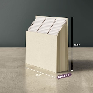 Foto 2 | Stadium File Smead Con 12 Compartimentos Expandibles Para Archivos, Color Beige - Venta Internacional.