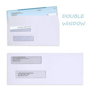 Foto 4 | Envelope Ohuhu #8 Con Doble Ventana, Autoadhesivo, 500 Unidades, Color Blanco - Venta Internacional.