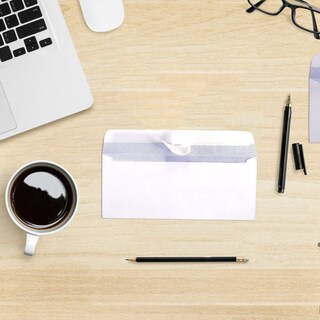 Foto 7 | Envelope Ohuhu #8 Con Doble Ventana, Autoadhesivo, 500 Unidades, Color Blanco - Venta Internacional.