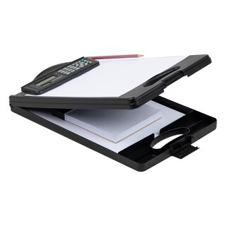 Foto 1 | Portapapeles Y Lector Mental Con Almacenamiento Y Calculadora, Color Negro - Venta Internacional.