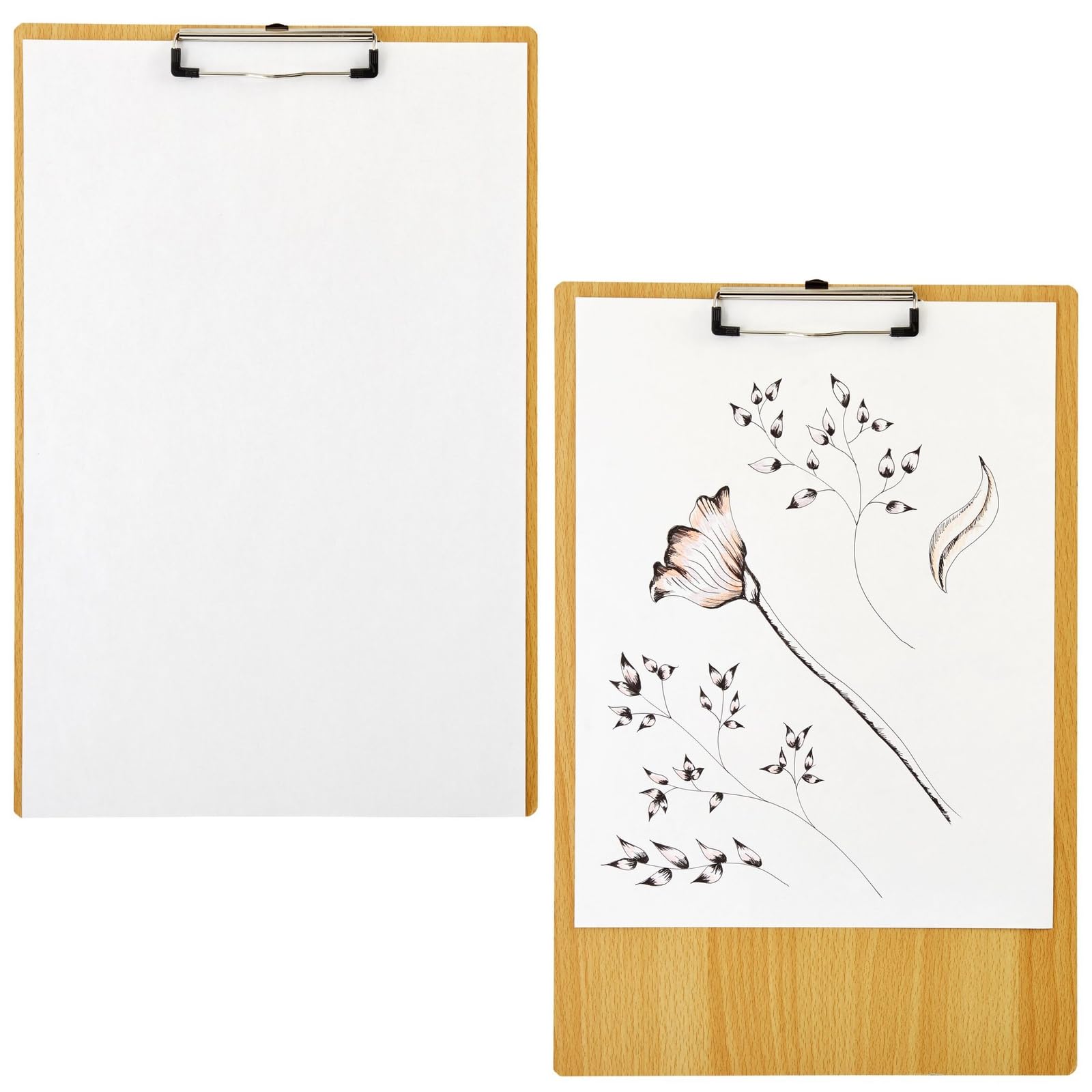 Foto 8 pulgar | Tablero De Arte De Madera Extra Grande Clipboard Juvale, Paquete De 4 - Venta Internacional.