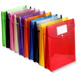 Carpetas De Plástico Para Archivos Con Forma De Sobre Expansible, Tamaño A4 - Venta Internacional.