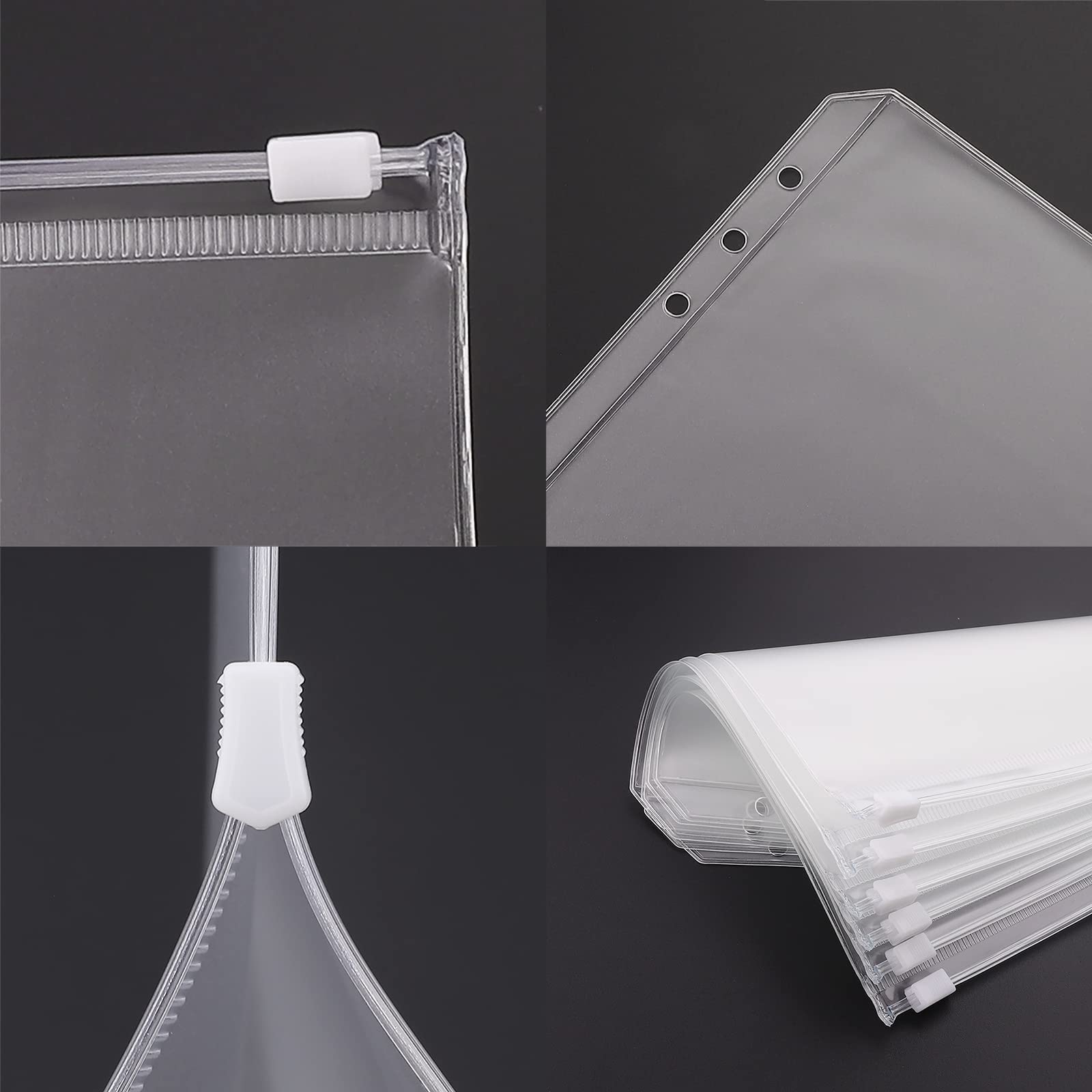Foto 6 | Binder Pockets Antner A5, 6 Agujeros, Pvc Impermeable, Paquete De 12 - Venta Internacional.