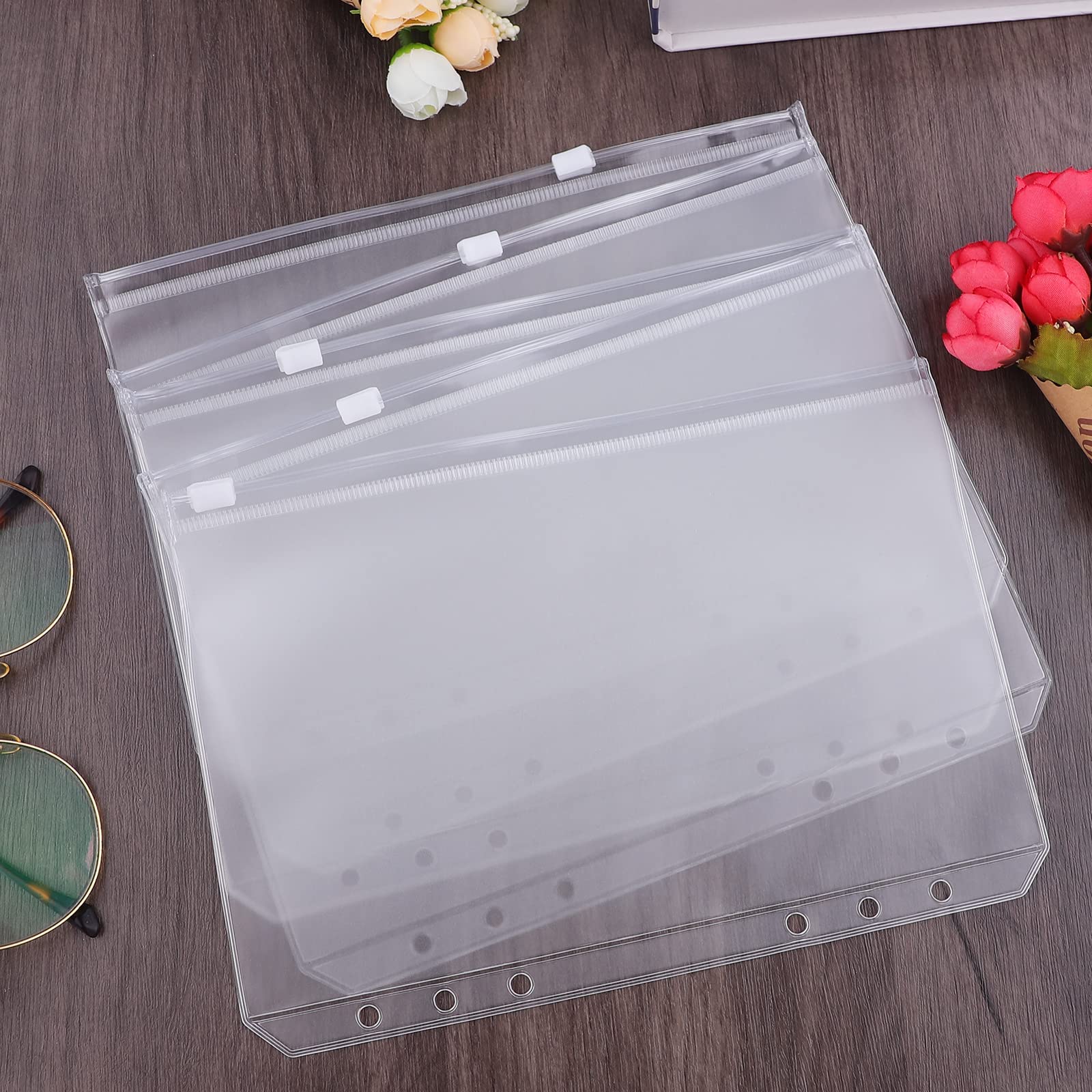Foto 8 pulgar | Binder Pockets Antner A5, 6 Agujeros, Pvc Impermeable, Paquete De 12 - Venta Internacional.