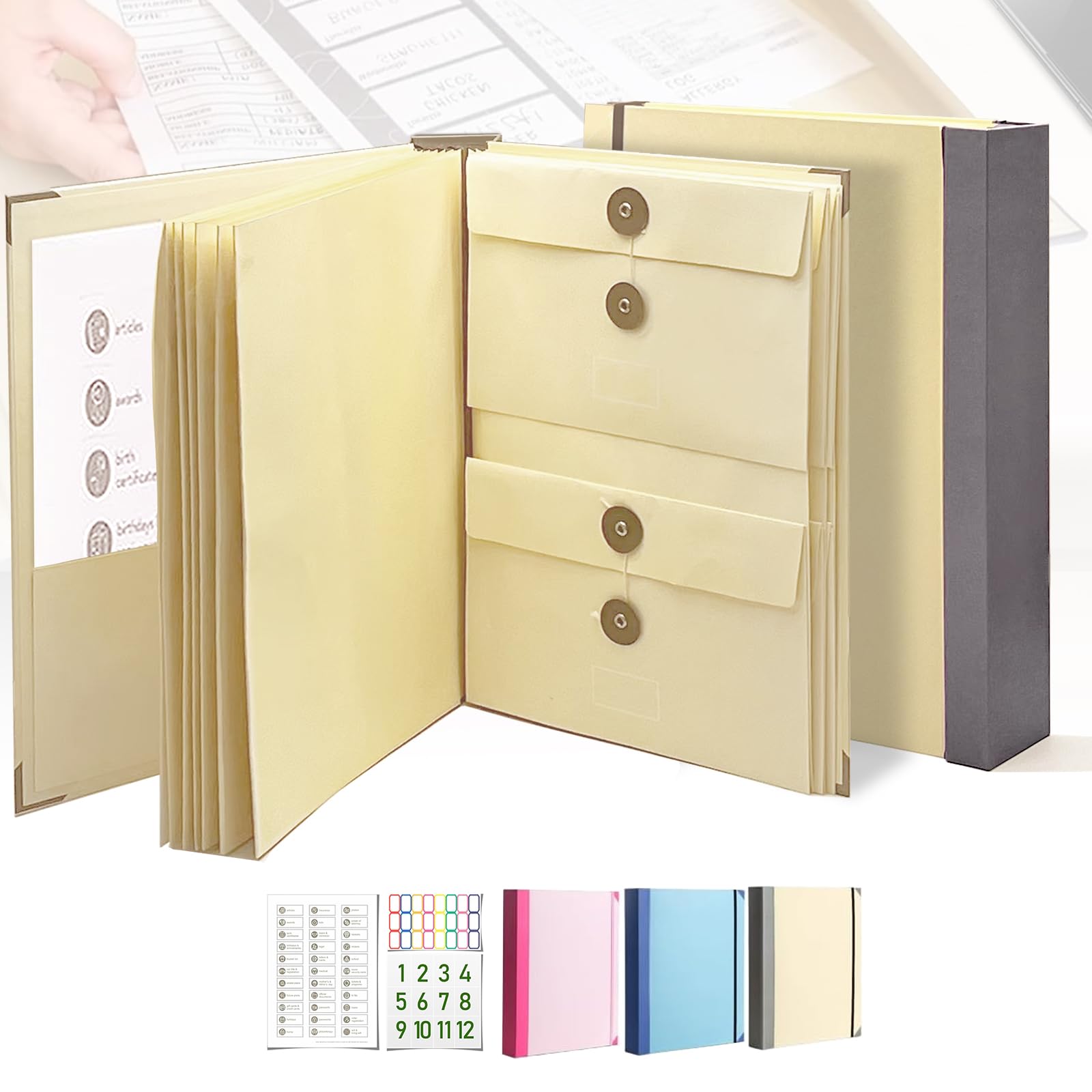 Foto 1 | Organizador Document Life, Formato Folio, Familia Fotn, Color Amarillo - Venta Internacional.