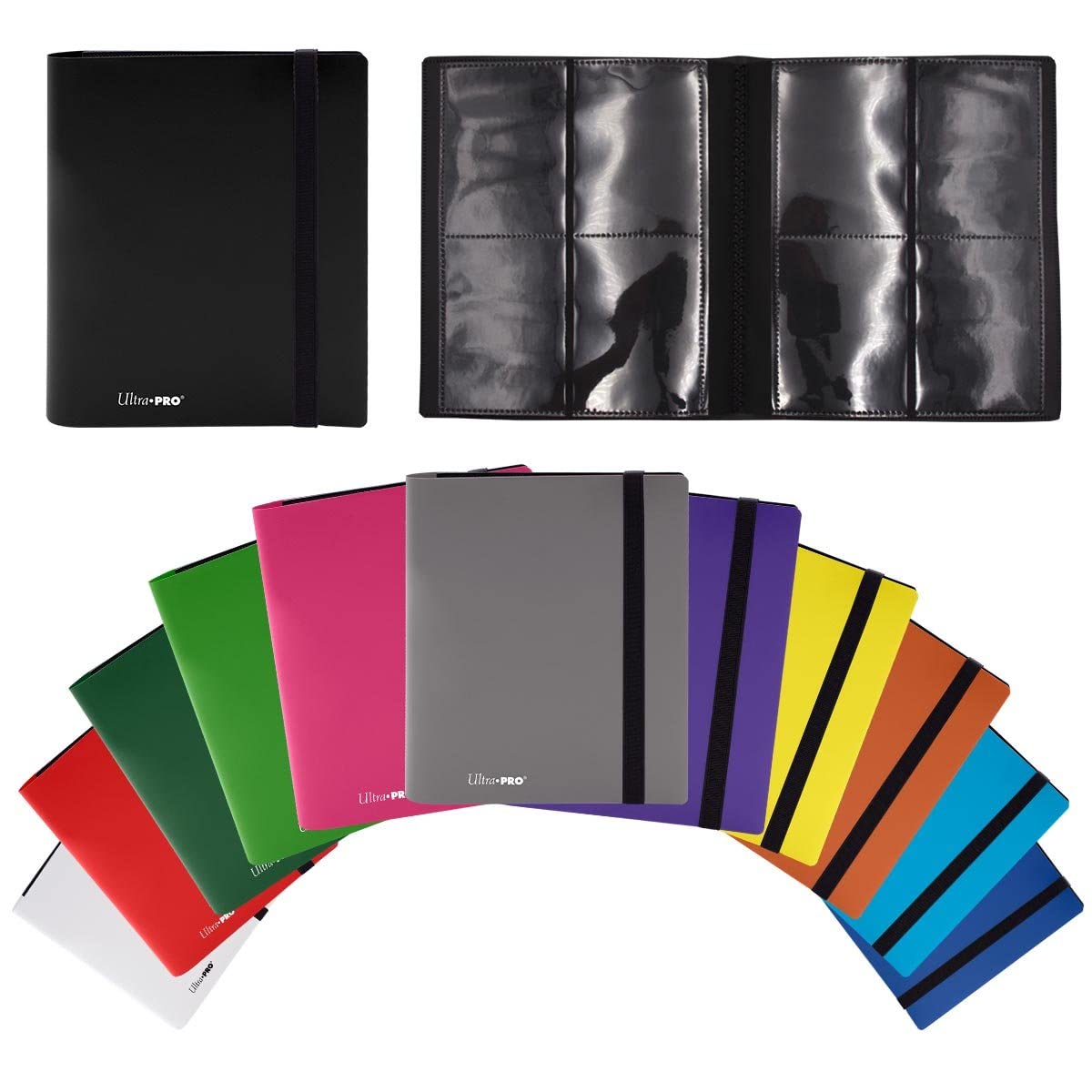 Foto 3 pulgar | Carpeta Eclipse Pro De 4 Bolsillos Binder Ultra Pro, Color Rojo Manzana - Venta Internacional.